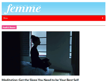 Tablet Screenshot of femmefitness.co.nz